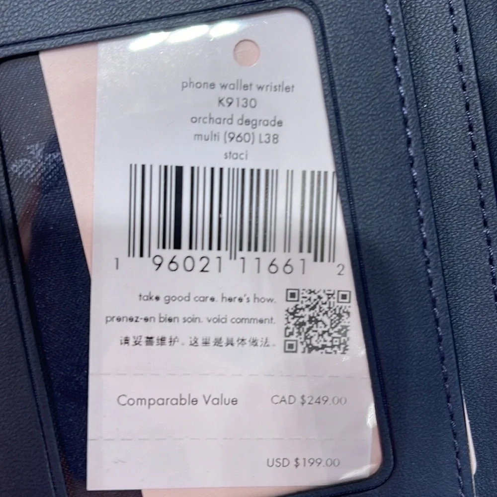 Kate Spade phone wallet Wristlet Orchard Degrade Multi - Picture 9 of 16